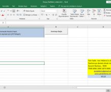 Excel – Dosya Özellikleri Listeleme Programı